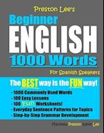 Preston Lee's Beginner English 1000 Words For Spanish Speakers