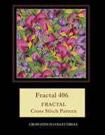 Fractal 406: Fractal Cross Stitch Pattern 