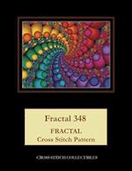 Fractal 348: Fractal Cross Stitch Pattern 