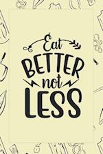 Eat Better Not Less