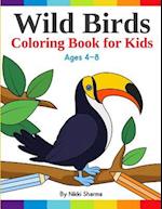 Wild Birds Coloring Book for Kids