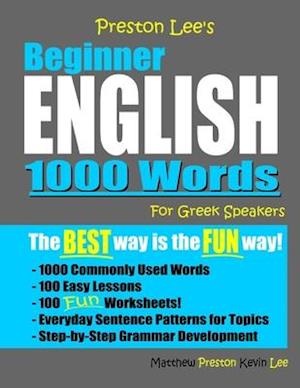 Preston Lee's Beginner English 1000 Words For Greek Speakers