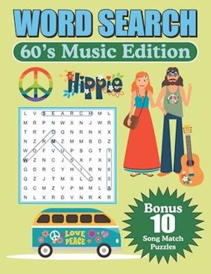 Word Search 60's Music Edition: Large Print Word Find Puzzles