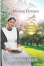 Missing Florence LARGE PRINT: Amish Romance 