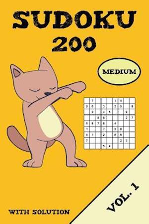 Sudoku 200 Medium With Solution Vol. 1