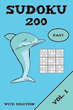 Sudoku 200 Easy With Solution Vol. 1