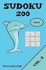 Sudoku 200 Easy With Solution Vol. 2