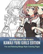 Cute Anime Coloring Book for Adults
