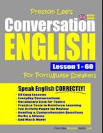 Preston Lee's Conversation English For Portuguese Speakers Lesson 1 - 60 (British Version)