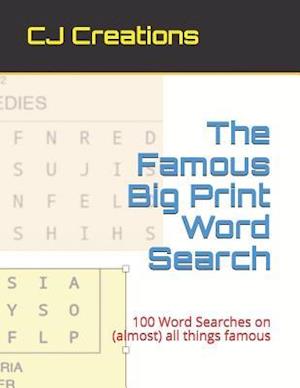 The Famous Big Print Word Search