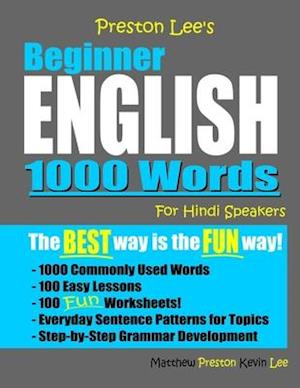 Preston Lee's Beginner English 1000 Words For Hindi Speakers