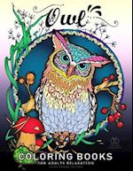 Owl Coloring Book for Adult Relaxation