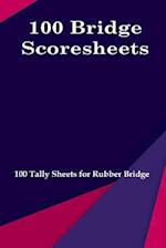 100 Bridge Scoresheets