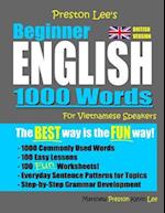Preston Lee's Beginner English 1000 Words For Vietnamese Speakers (British Version)