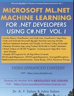 Microsoft ML.Net Machine Learning for .Net Developers Using C#.Net