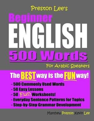 Preston Lee's Beginner English 500 Words For Arabic Speakers