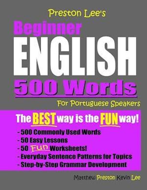 Preston Lee's Beginner English 500 Words For Portuguese Speakers