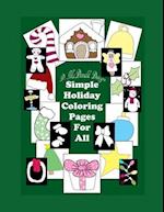 D. McDonald Designs Simple Holiday Coloring For All