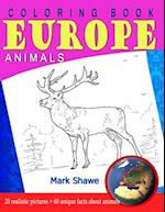 Coloring Book Animals of Europe