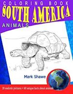 Coloring Book south america Animals