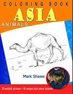 Coloring Book Animals of Asia