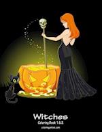 Witches Coloring Book 1 & 2