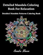 Detailed Mandala Coloring Book For Relaxation