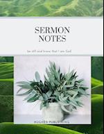 Sermon Notes