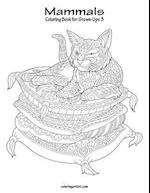 Mammals Coloring Book for Grown-Ups 3