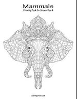 Mammals Coloring Book for Grown-Ups 4