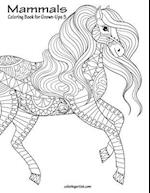 Mammals Coloring Book for Grown-Ups 5