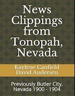 News Clippings from Tonopah, Nevada