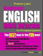 Preston Lee's Beginner English 800 Words For Portuguese Speakers