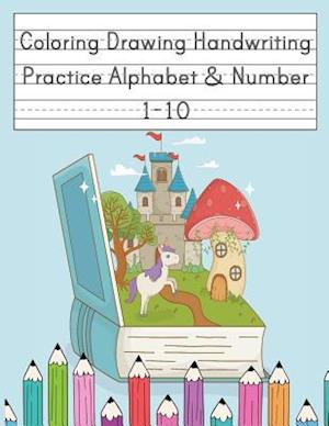 Coloring Drawing Handwriting Practice Alphabet & Number