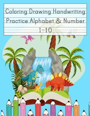 Coloring Drawing Handwriting Practice Alphabet & Number