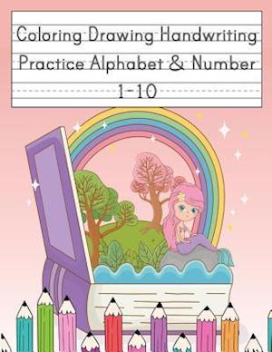 Coloring Drawing Handwriting Practice Alphabet & Number