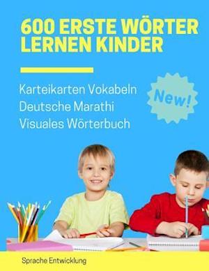 600 Erste Wörter Lernen Kinder Karteikarten Vokabeln Deutsche Marathi Visuales Wörterbuch