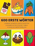 600 Erste Wörter Lernen Kinder Karteikarten Vokabeln Deutsche Tamil Visuales Wörterbuch