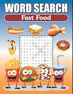 Word Search Fast Food: Large Print Word Find Puzzles 