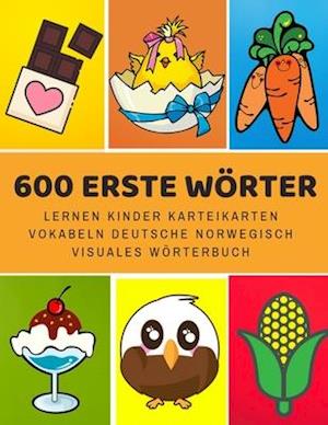 600 Erste Wörter Lernen Kinder Karteikarten Vokabeln Deutsche norwegisch Visuales Wörterbuch