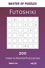 Master of Puzzles - Futoshiki 200 Hard to Master Puzzles 6x6 vol.22