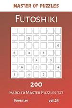 Master of Puzzles - Futoshiki 200 Hard to Master Puzzles 7x7 vol.24