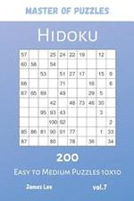 Master of Puzzles - Hidoku 200 Easy to Medium Puzzles 10x10 vol.7