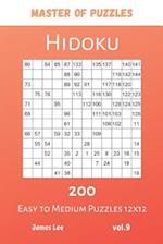 Master of Puzzles - Hidoku 200 Easy to Medium Puzzles 12x12 vol.9