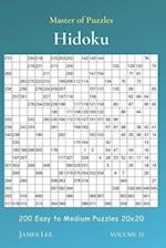 Master of Puzzles - Hidoku 200 Easy to Medium Puzzles 20x20 vol.11
