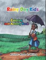 Rainy Day Kids Coloring and Activity Book