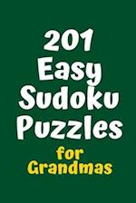 201 Easy Sudoku Puzzles for Grandmas