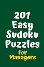 201 Easy Sudoku Puzzles for Managers