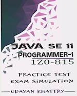 Java SE 11 Programmer I -1Z0-815 Practice Tests: 480 Questions to assess your 1Z0-815 exam preparation 