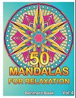 50 Mandalas For Relaxation: Big Mandala Coloring Book for Adults 101 Images Stress Management Coloring Book For Relaxation, Meditation, Happiness and 